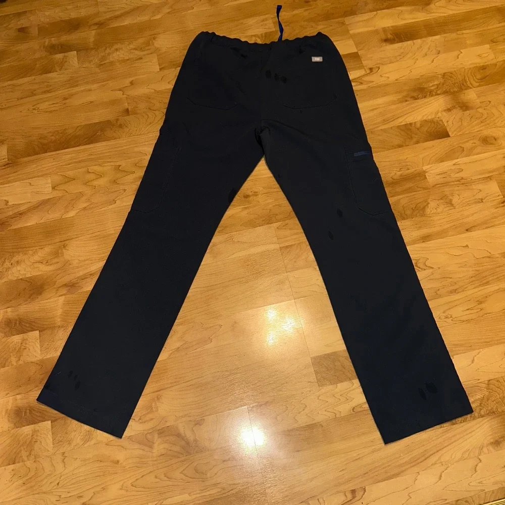 Figs Men Scrub Pants Cairo technical collection size small zip fly blue‎